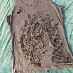 COPY - Distressed Harley-Davidson Tank Top